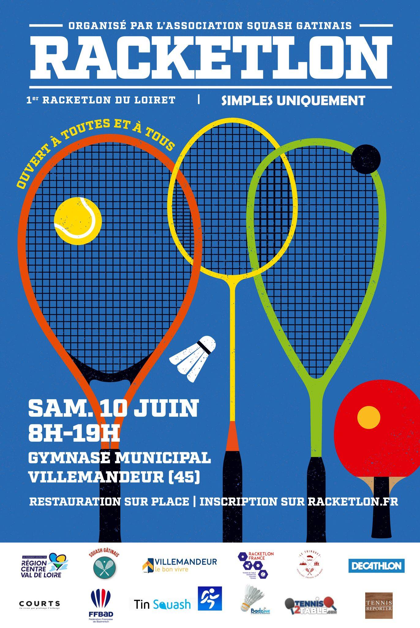 Affiche de 1er open de Villemandeur