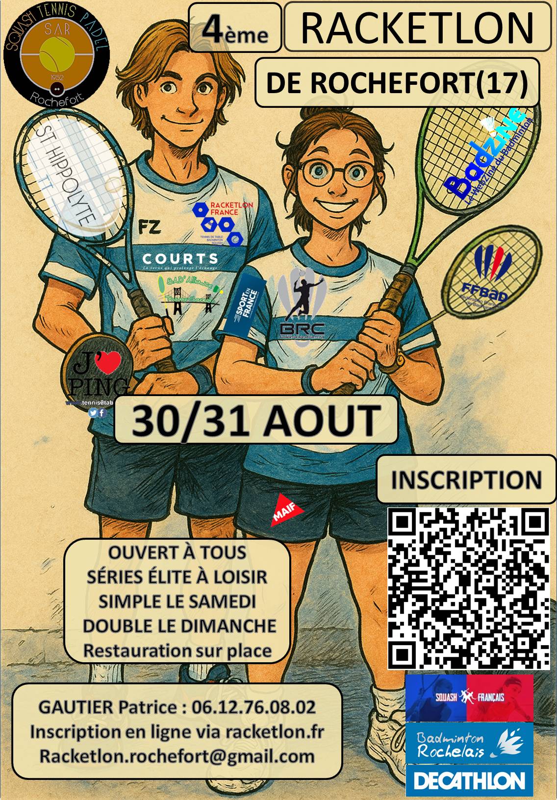 Affiche de 4ème open de Rochefort (17)