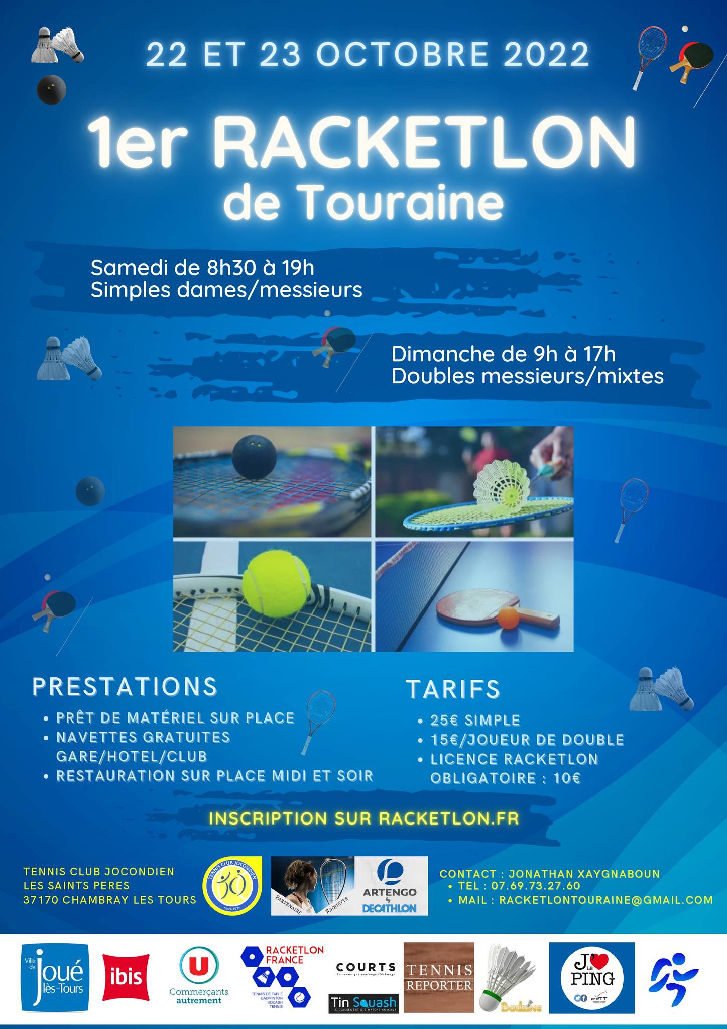Affiche de 1er Open de Touraine