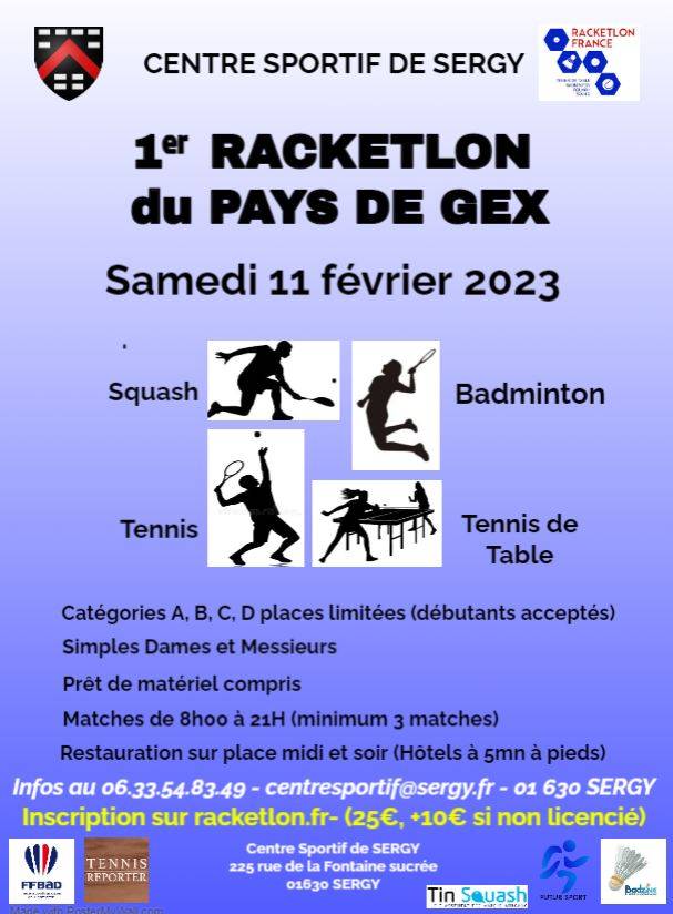 Affiche de 1er open du pays de Gex