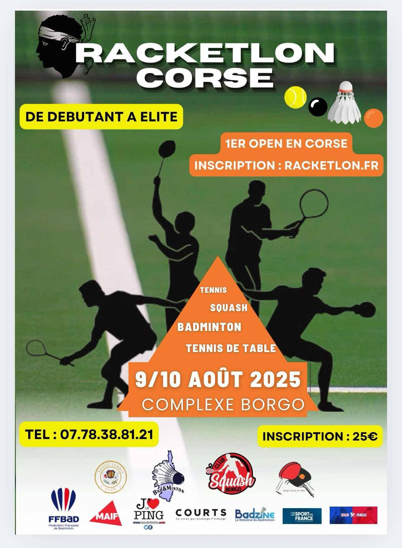 Affiche de 1er open de Corse - Borgo