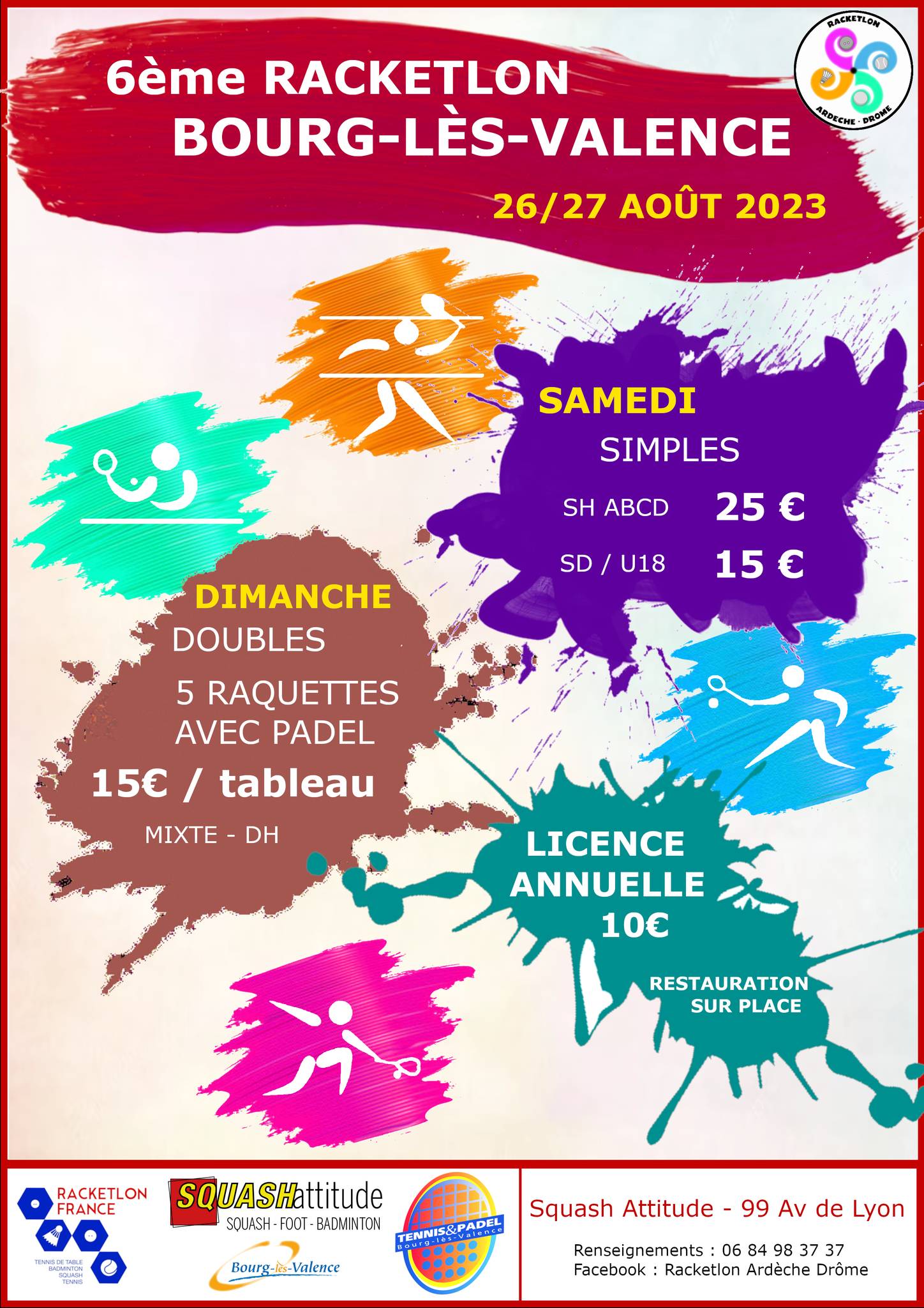 Affiche de 6ème open de Bourg-lès-Valence