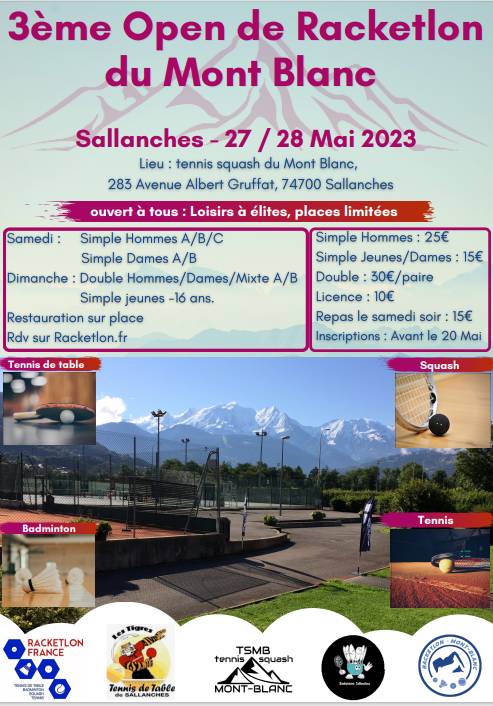 Affiche de 3ème open de Sallanches