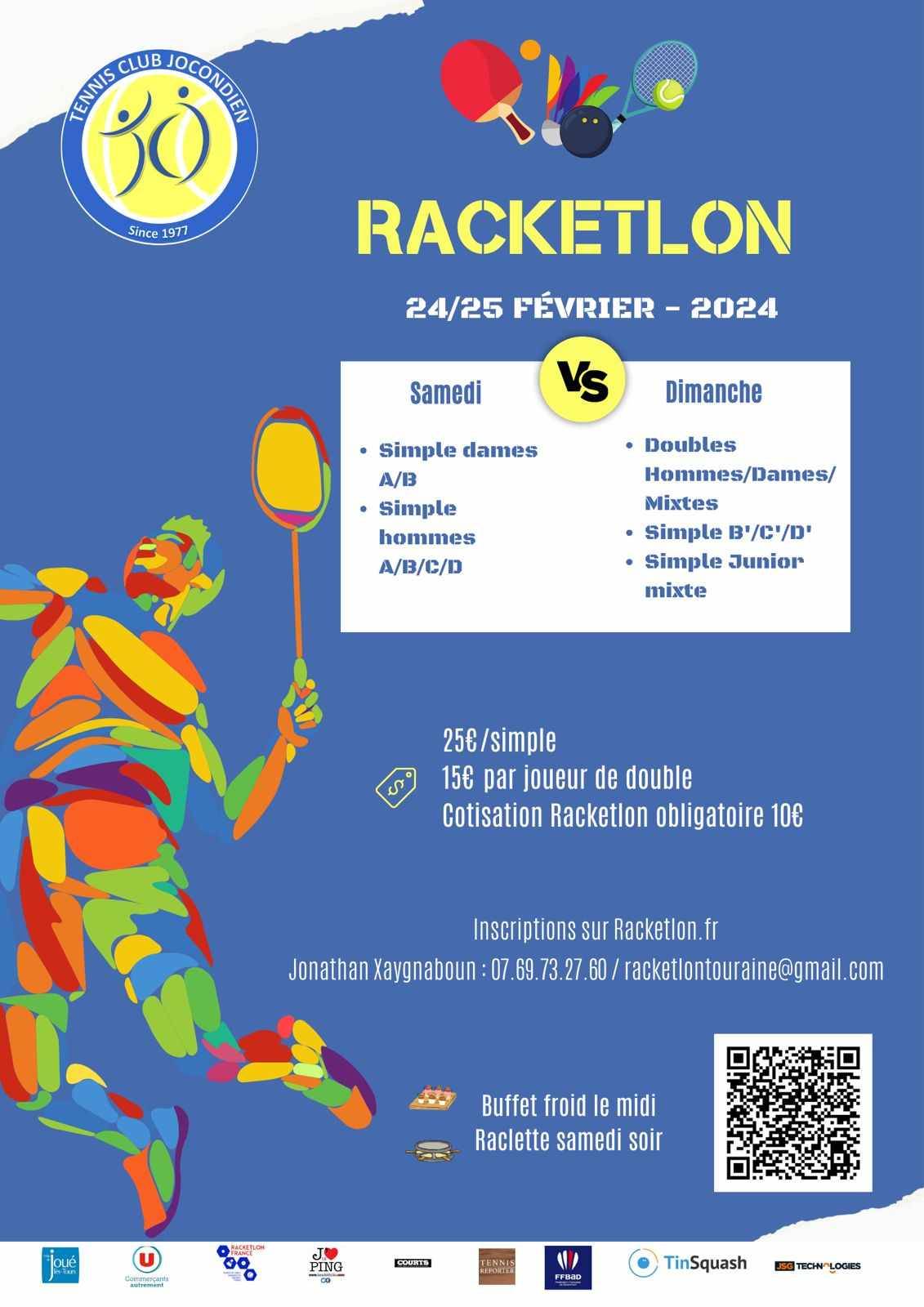 Affiche de 3ème open de la Touraine