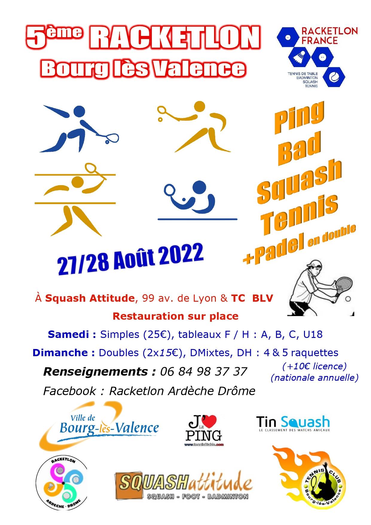 Affiche de 5ème open de Bourg-lès-Valence