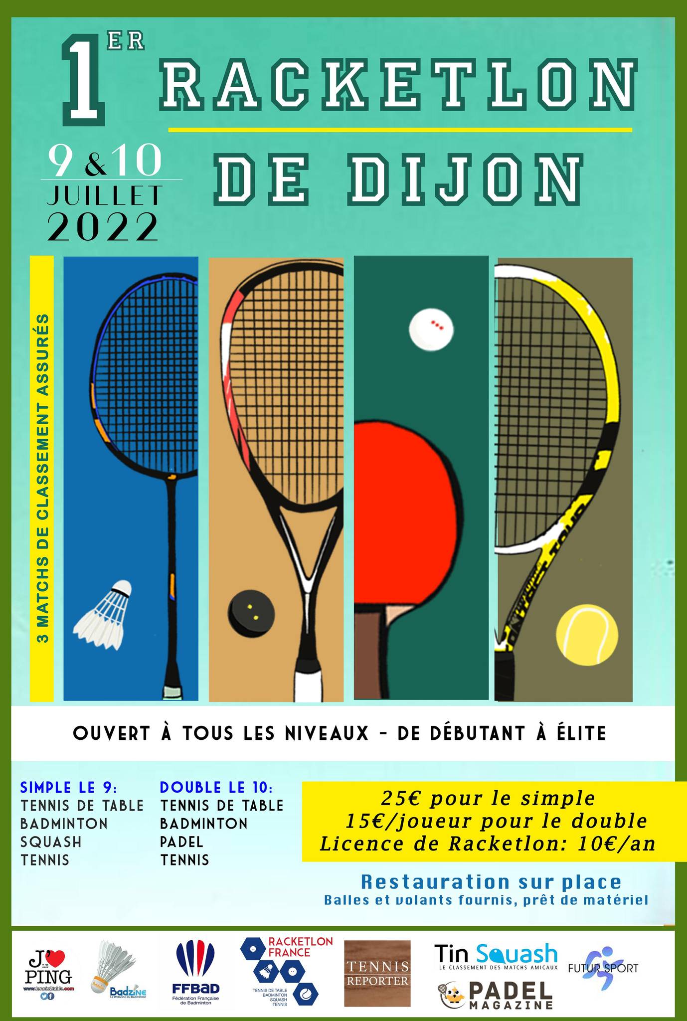 Affiche de 1er open de Dijon