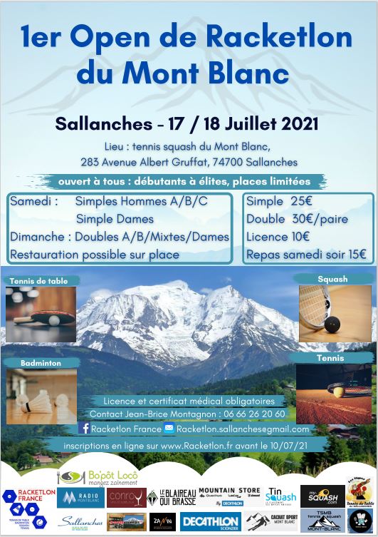 Affiche de 1 er Open de Sallanches