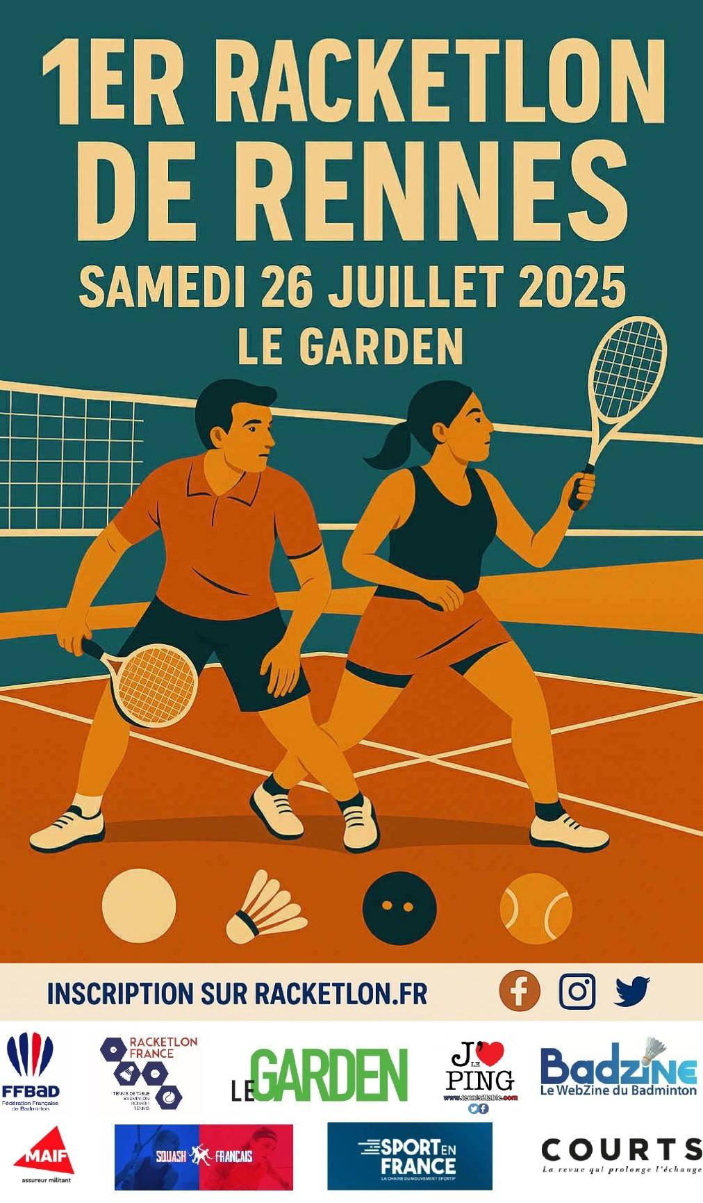 Affiche de 1er open de Rennes (35)